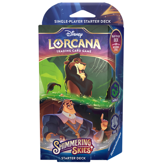 Shimmering Skies - Emerald/Steel - Scar/Kronk - Disney Lorcana