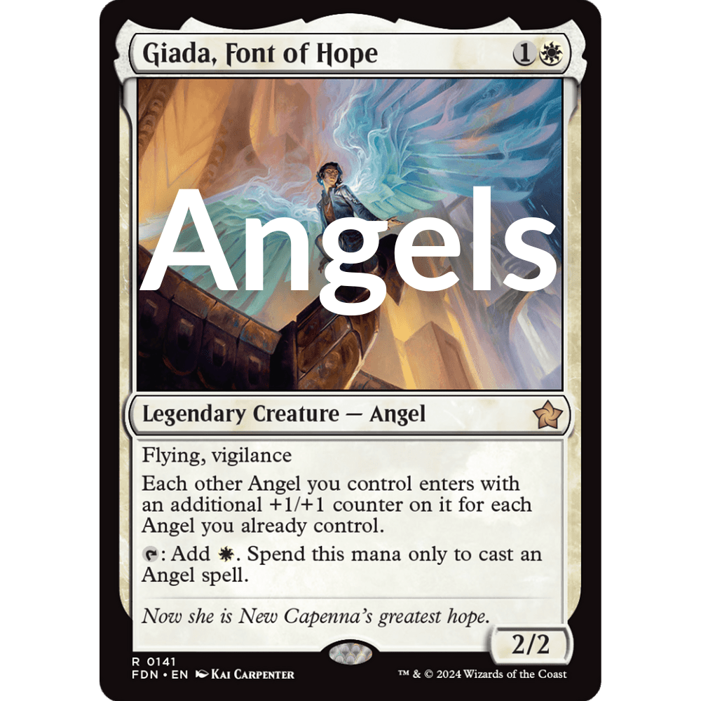 Angels - Giada Font of Hope - Commander Deck - Crusty Games