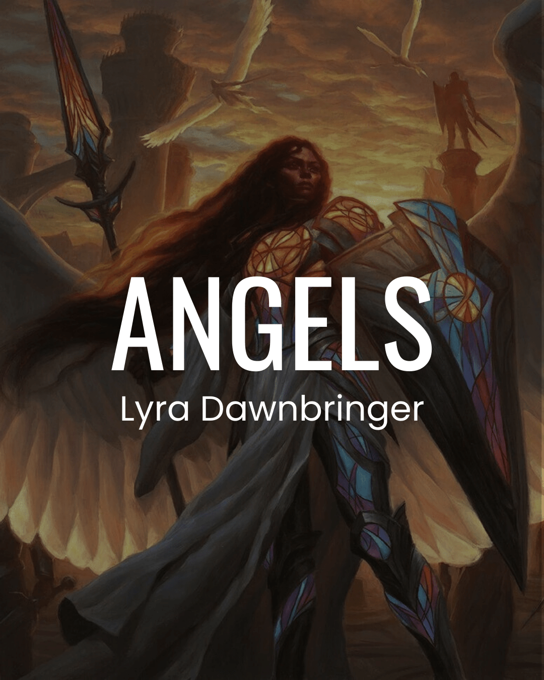 Angels - Lyra Dawnbringer - Commander Deck – Crusty Games Angels - Lyra Dawnbringer - Commander Deck – Crusty Games