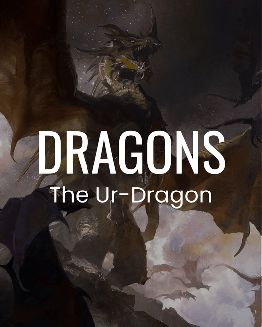 Dragons - The Ur - Dragon - Commander Deck - Classic C17 Art Version - Crusty Games