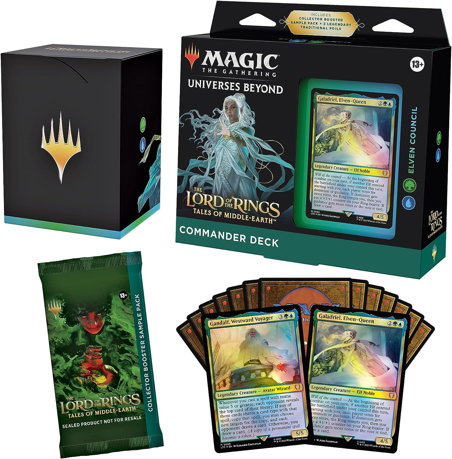 Magic The Gathering: The Lord of The Rings: Tales of Middle-earth Commander Deck Magic The Gathering: The Lord of The Rings: Tales of Middle-earth Commander Deck
