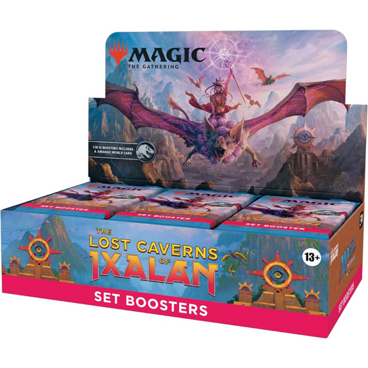 The Lost Caverns of Ixalan Set Booster Box - Magic: The Gathering - 30 Packs + 1 Box Topper Card