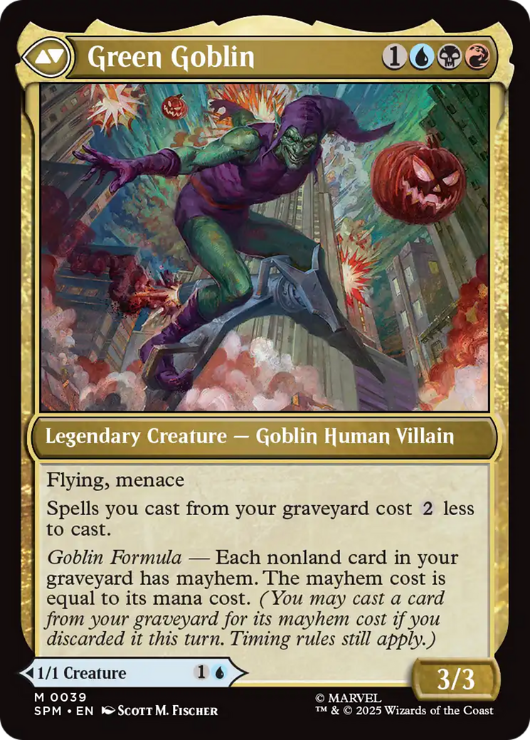Mayhem - Norman Osborn / Green Goblin - Commander Deck - Crusty Games