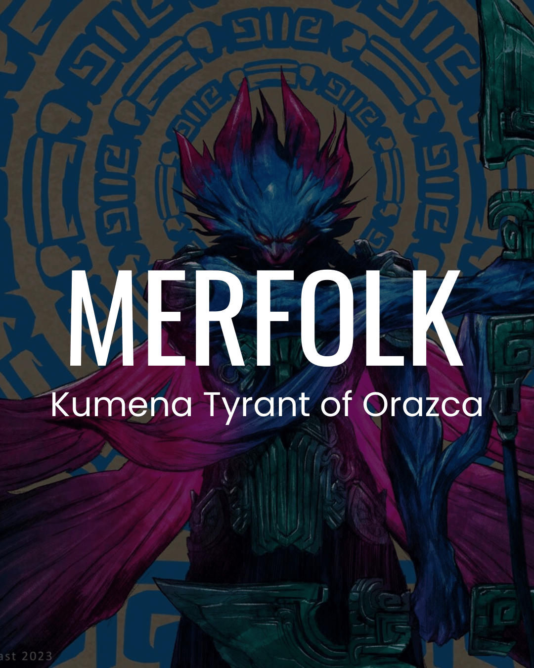 Merfolk Tribal Commander Deck - Kumena Tyrant of Orazca - EDH 100 Cards Merfolk Tribal Commander Deck - Kumena Tyrant of Orazca - EDH 100 Cards