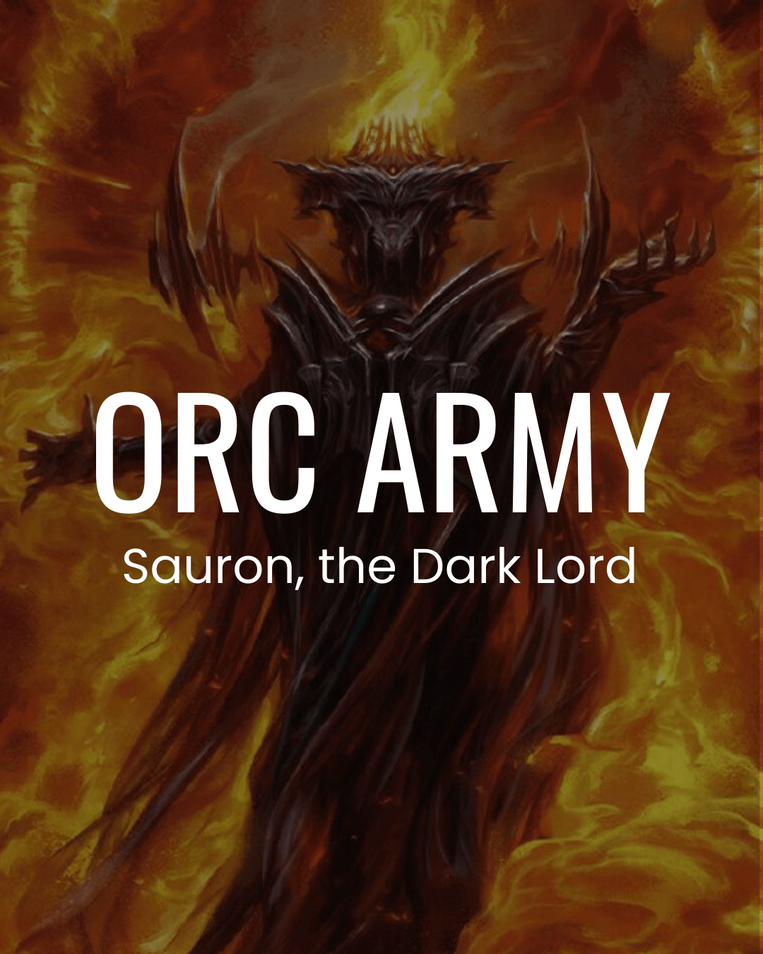 Orc Army - Sauron, the Dark Lord - Commander Deck Orc Army - Sauron, the Dark Lord - Commander Deck