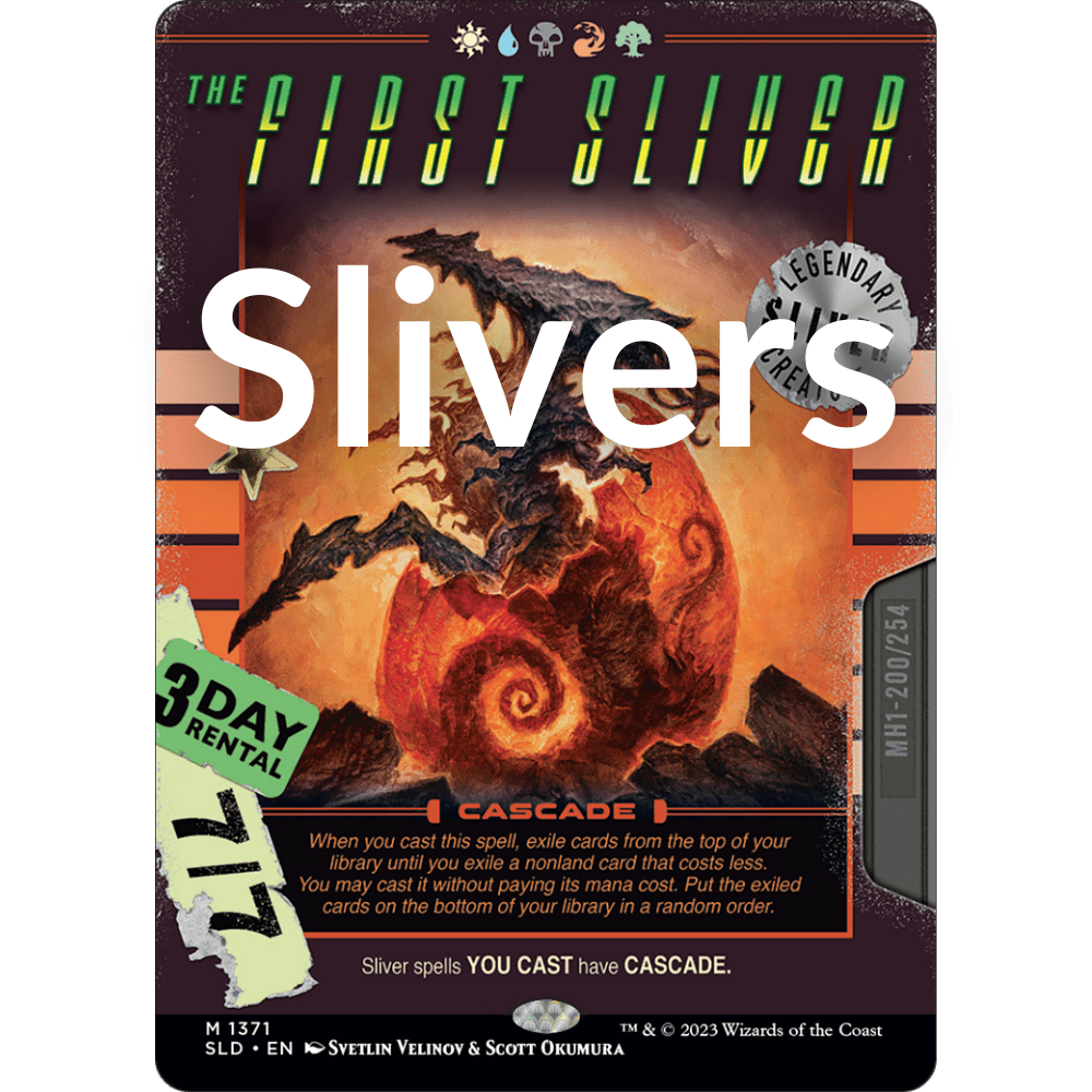 Slivers - The First Sliver - Secret Lair Drop VHS - Commander Deck - Crusty Games