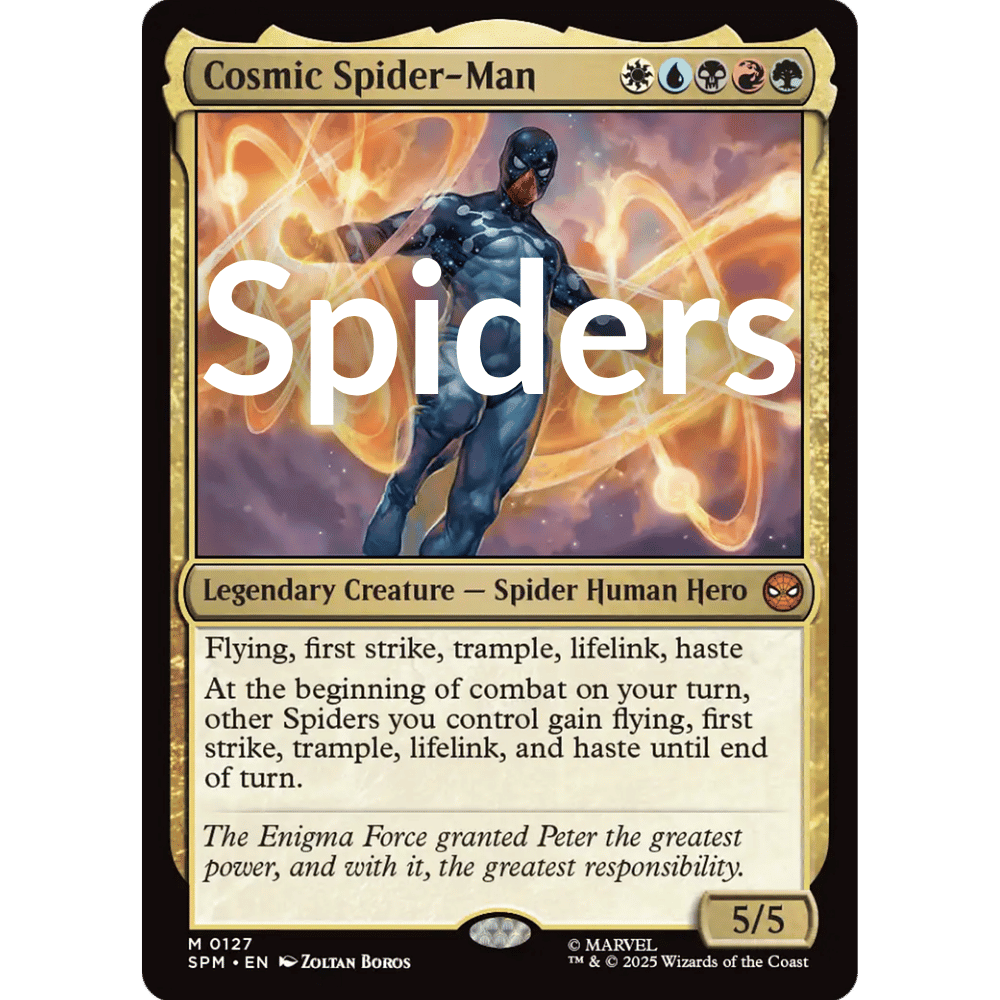 Spiders - Cosmic Spider - Man - Commander Deck - Crusty Games