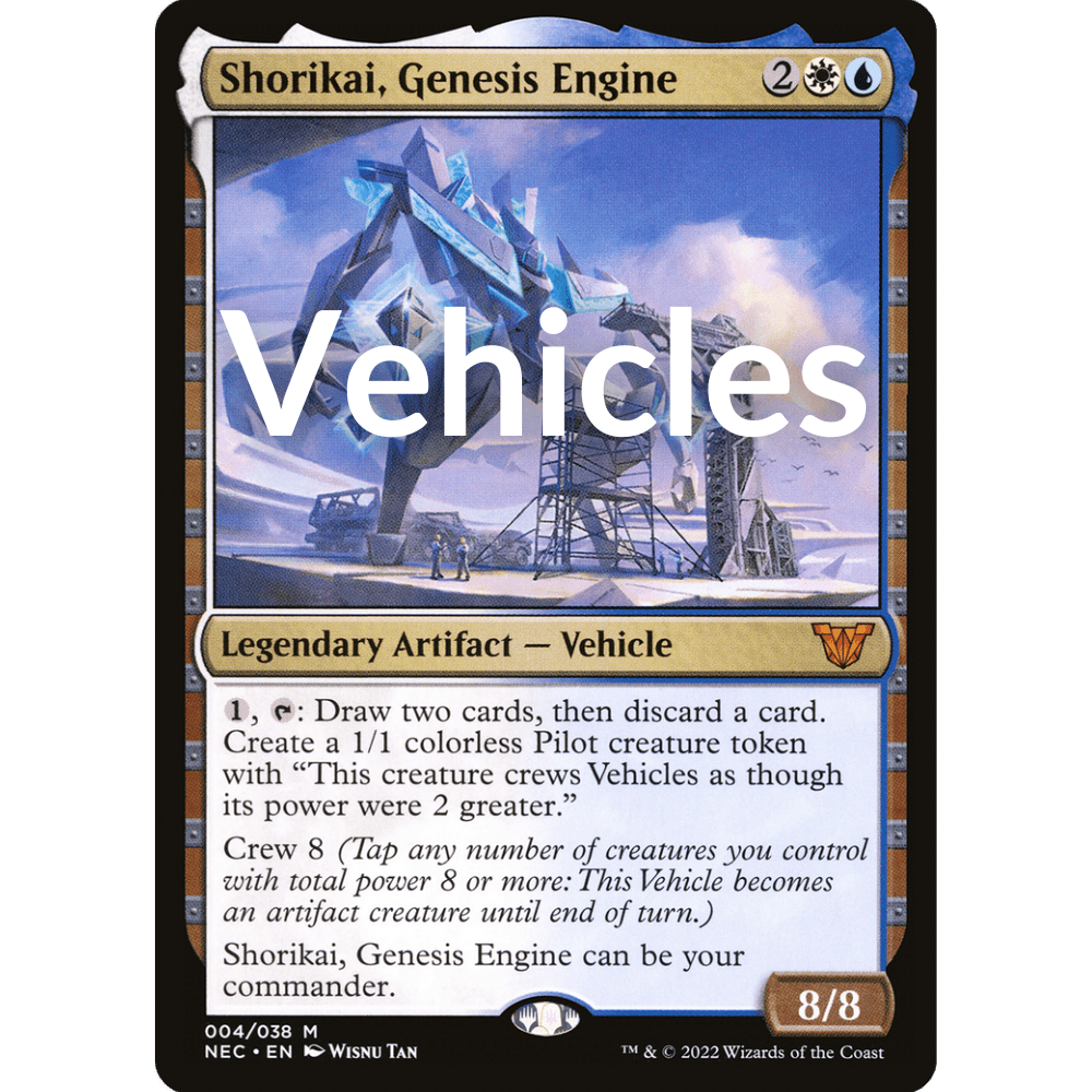 Vehicles - Shorikai, Genesis Engine - Commander Deck - Crusty Games