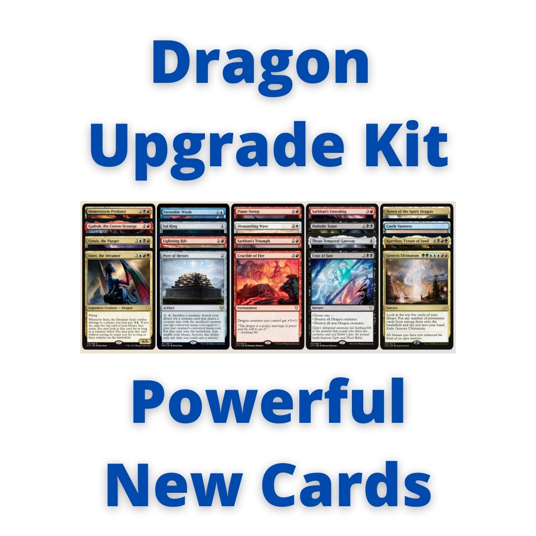 mtg 5 color dragon commander deck Dragon Upgrade Kit