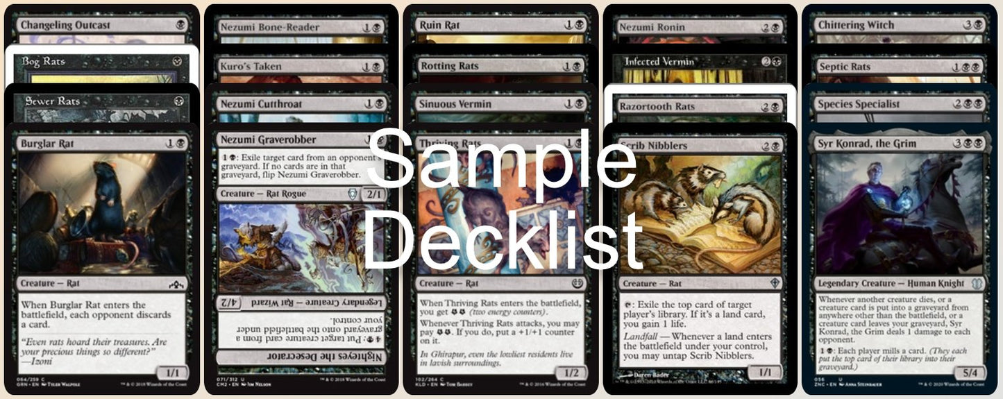 Rats - Marrow-Gnawer - Commander Deck - SLD Secret Lair Drop Art - Crusty Games