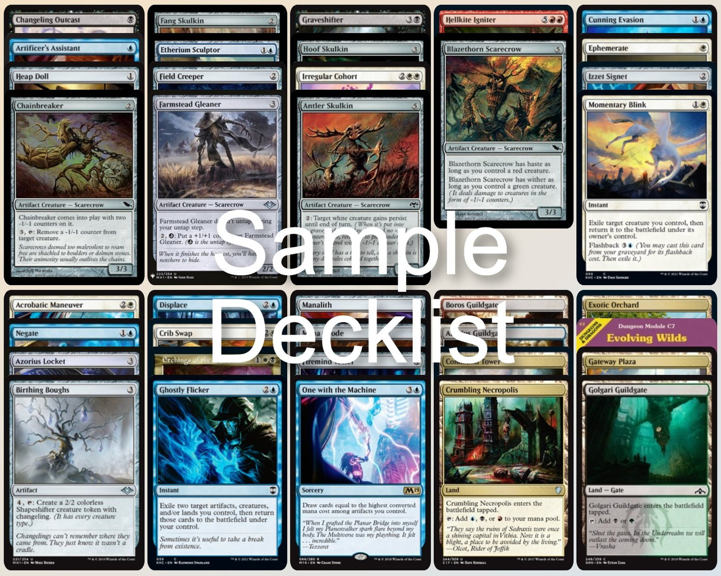 Scarecrows - Reaper King - Commander Deck - Classic Art - Crusty Games