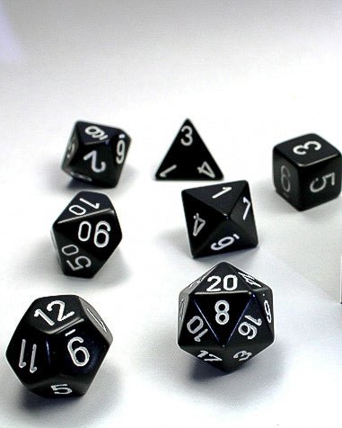 Set of 7 Dice - Polyhedral - Assortment - Crusty Games