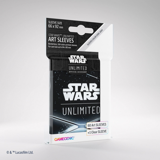 Star Wars Unlimited - Art Sleeves - Back Black