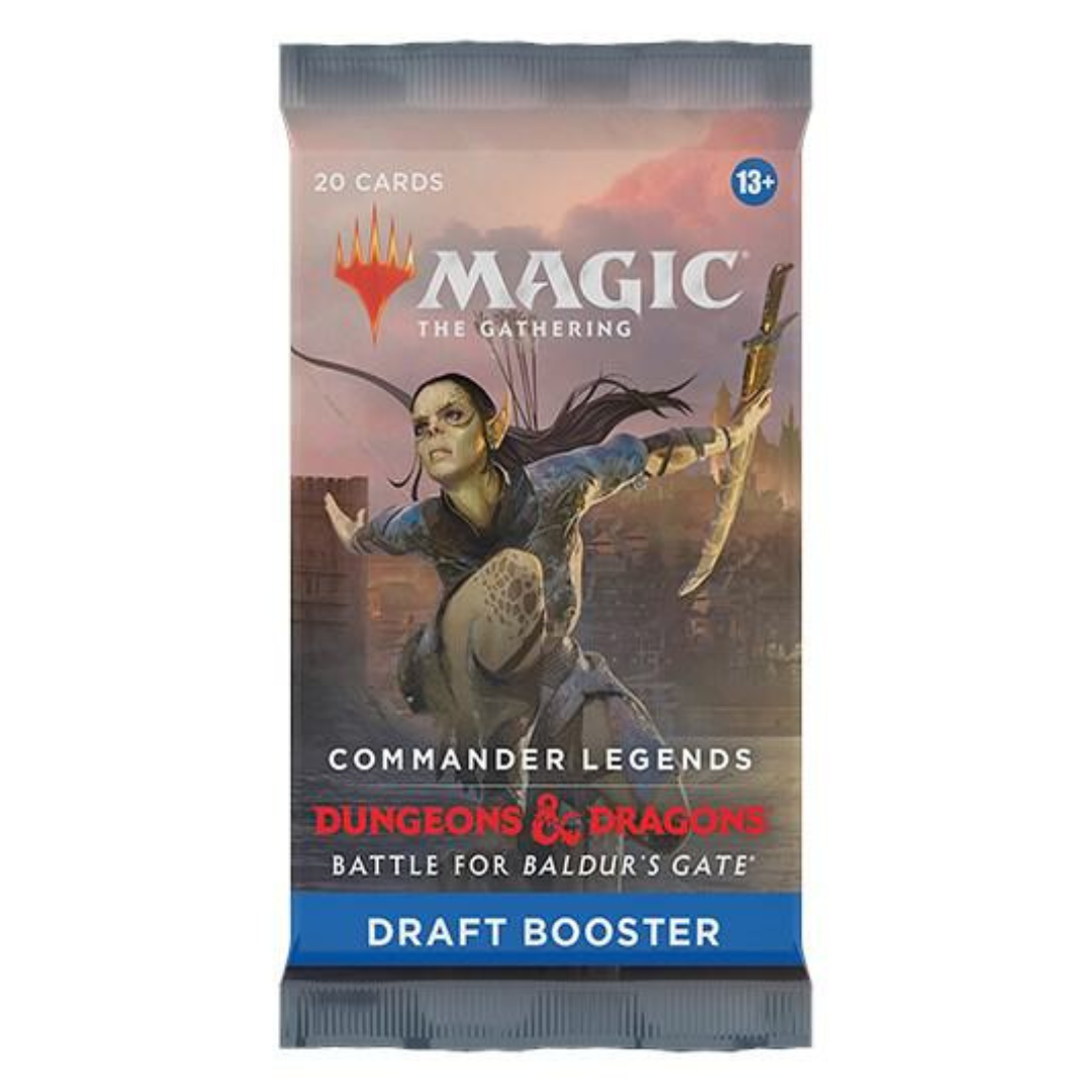 Dungeons and Dragons Battle for Baldurs Gate Commander Legends Draft Booster Pack