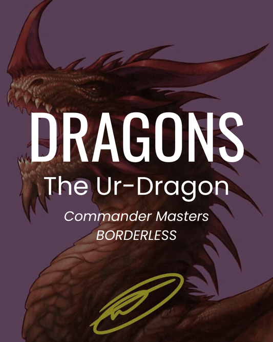 Dragons - The Ur-Dragon - Commander Deck - Borderless Profile CMM Art