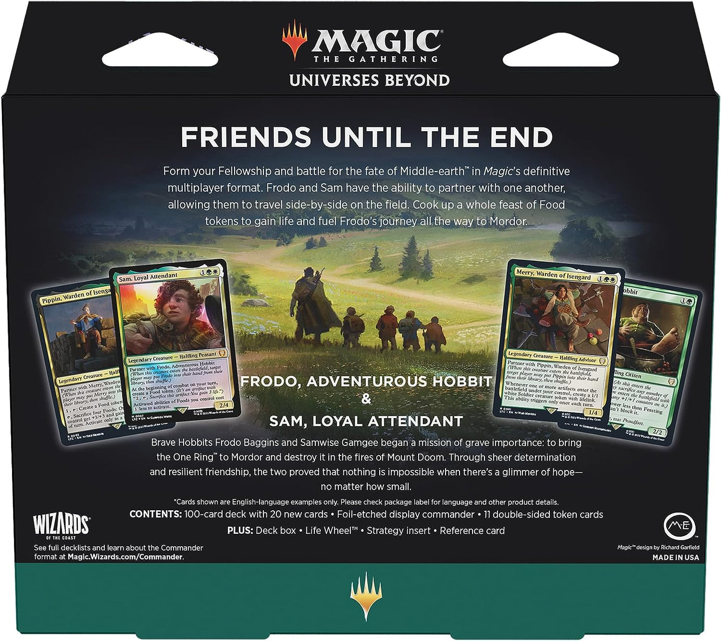The Lord of the Rings :Tales of Middle-Earth Commander Deck - Food and Fellowship - Frodo, Adventurous Hobbit