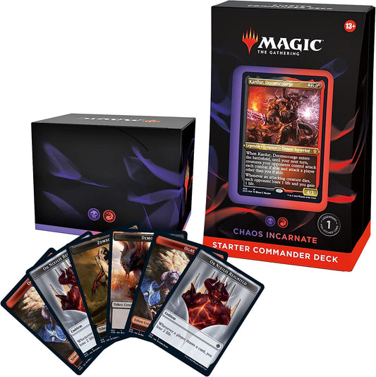 Magic: The Gathering Starter Commander Deck -Kardur, Doomscourge – Chaos Incarnate