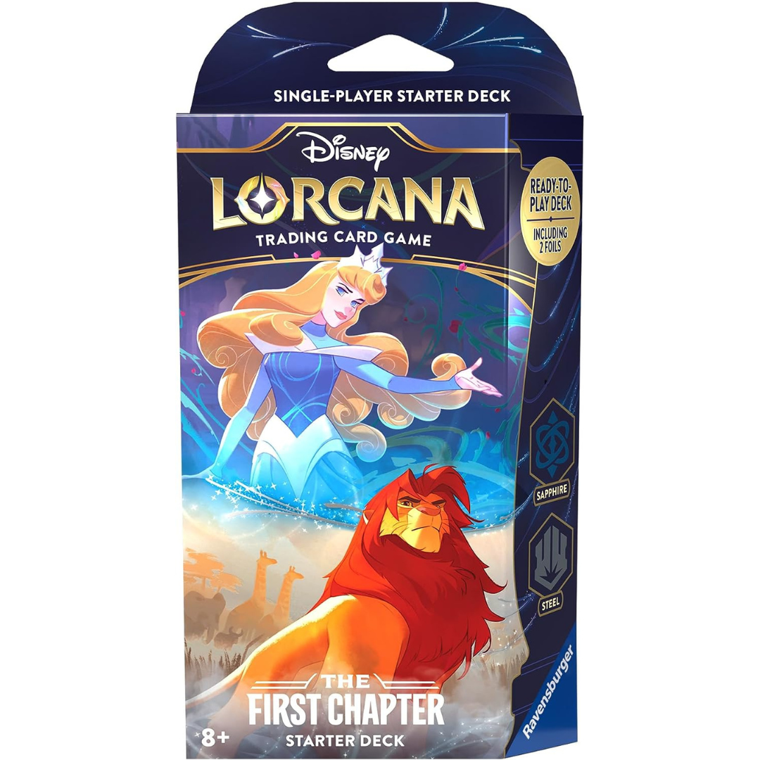 Disney Lorcana- The First Chapter - Sapphire and Steel Starter Deck