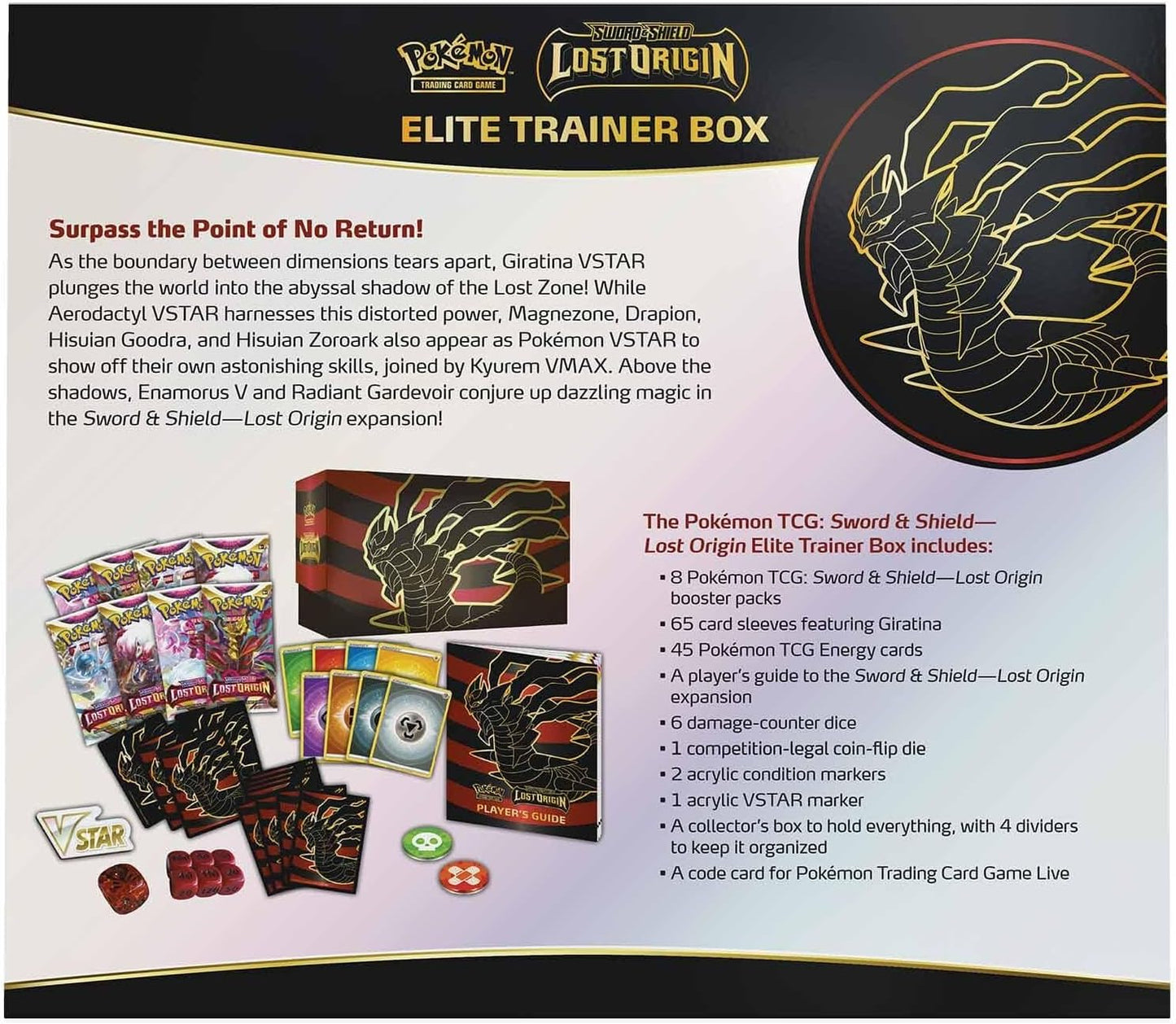 Pokémon TCG: Sword & Shield-Lost Origin Pokémon Elite Trainer Box