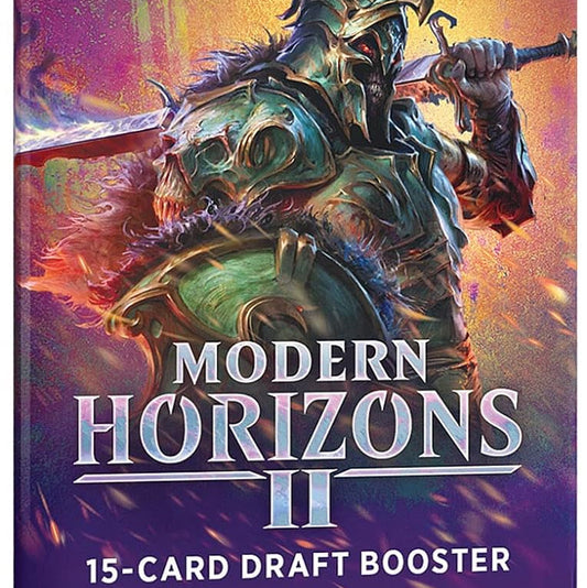 Booster pack for 'Modern Horizons II' with a fantasy character on the cover
