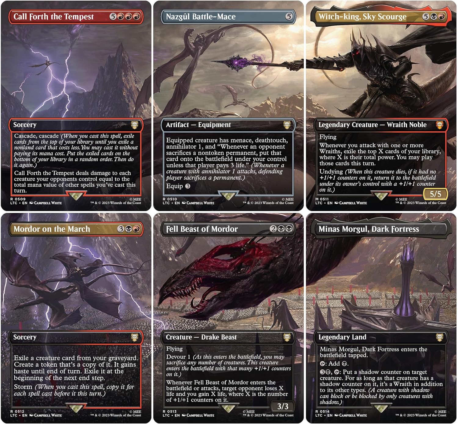 Lord of the Rings - Scene Box - Flight of the Witch King Lord of the Rings - Scene Box - Flight of the Witch King