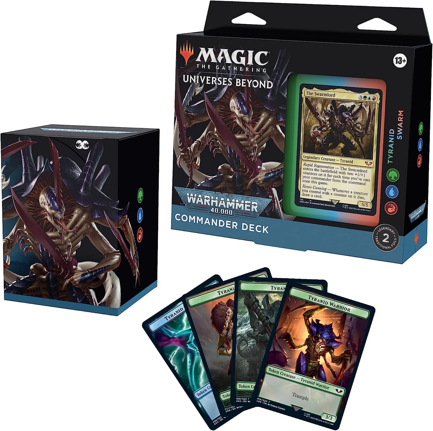 Universes Beyond: Warhammer 40,000 Commander Deck Tyranid Swarm - Ma Crusty Games Universes Beyond: Warhammer 40,000 Commander Deck Tyranid Swarm - Ma Crusty Games