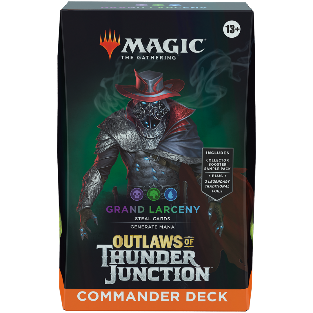 Magic The Gathering - Outlaws of Thunder Junction - Grand Larceny - Gonti, Canny Acquisitor - Commander Deck