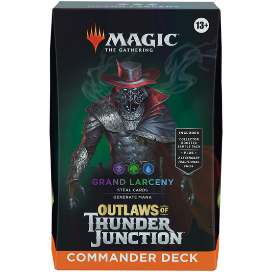 Magic The Gathering - Outlaws of Thunder Junction - Grand Larceny - Gonti, Canny Acquisitor - Commander Deck