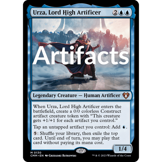 Artifacts - Urza Lord High Artificer - Commander Deck - Crusty Games