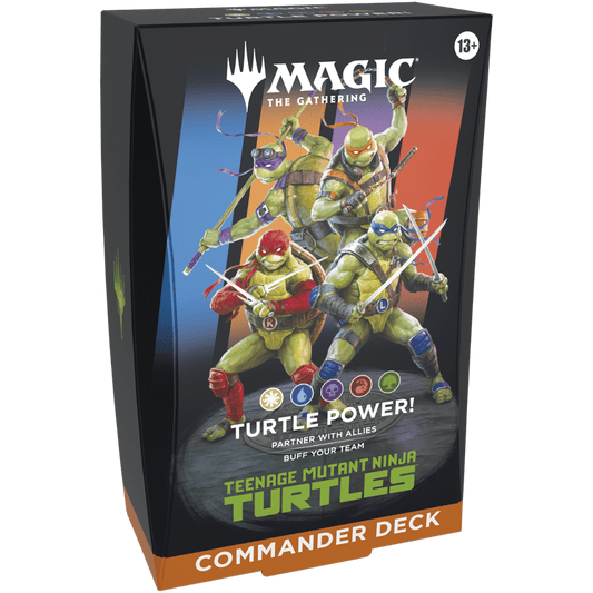 Commander Deck - Teenage Mutant Ninja Turtles - Universes Beyond - Magic The Gathering - Crusty Games