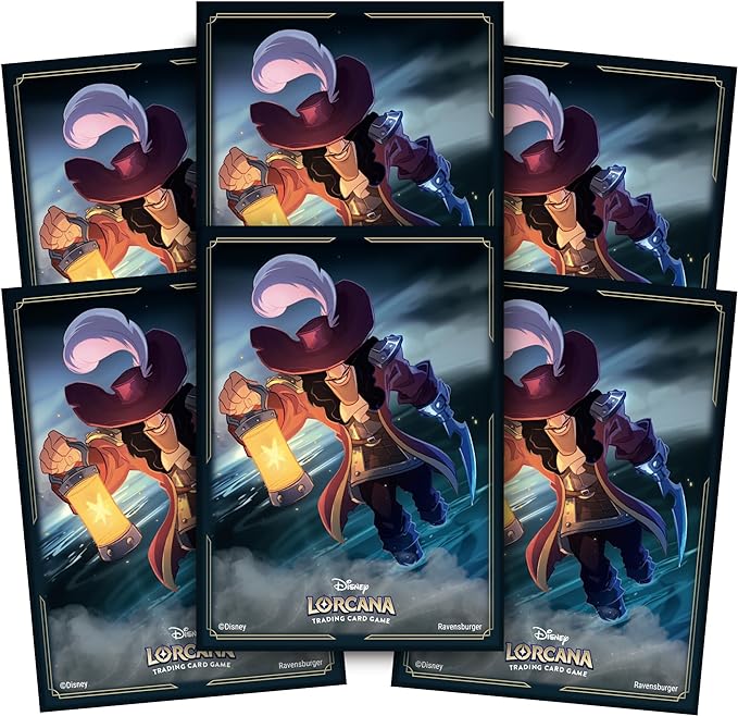 Disney Lorcana Card Sleeves - Captain Hook - Crusty Games