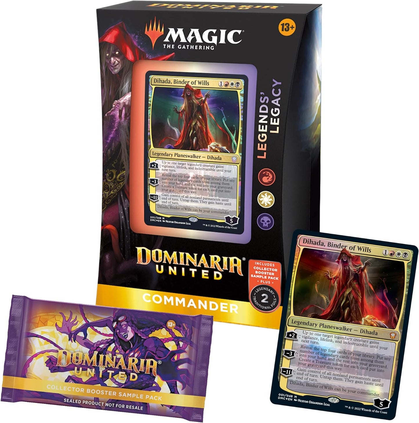 Dominaria United Commander Deck Dihada, Binder of Wills Crusty Games Dominaria United Commander Deck Dihada, Binder of Wills Crusty Games