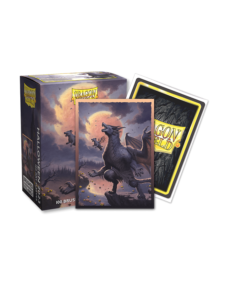 Dragon Shield Halloween 2023 Brushed Art Sleeves - Standard Size - Crusty Games