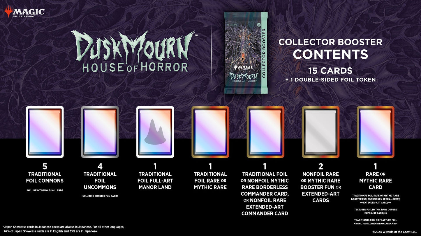 Duskmourn: House of Horror - Collector Booster Pack - Crusty Games