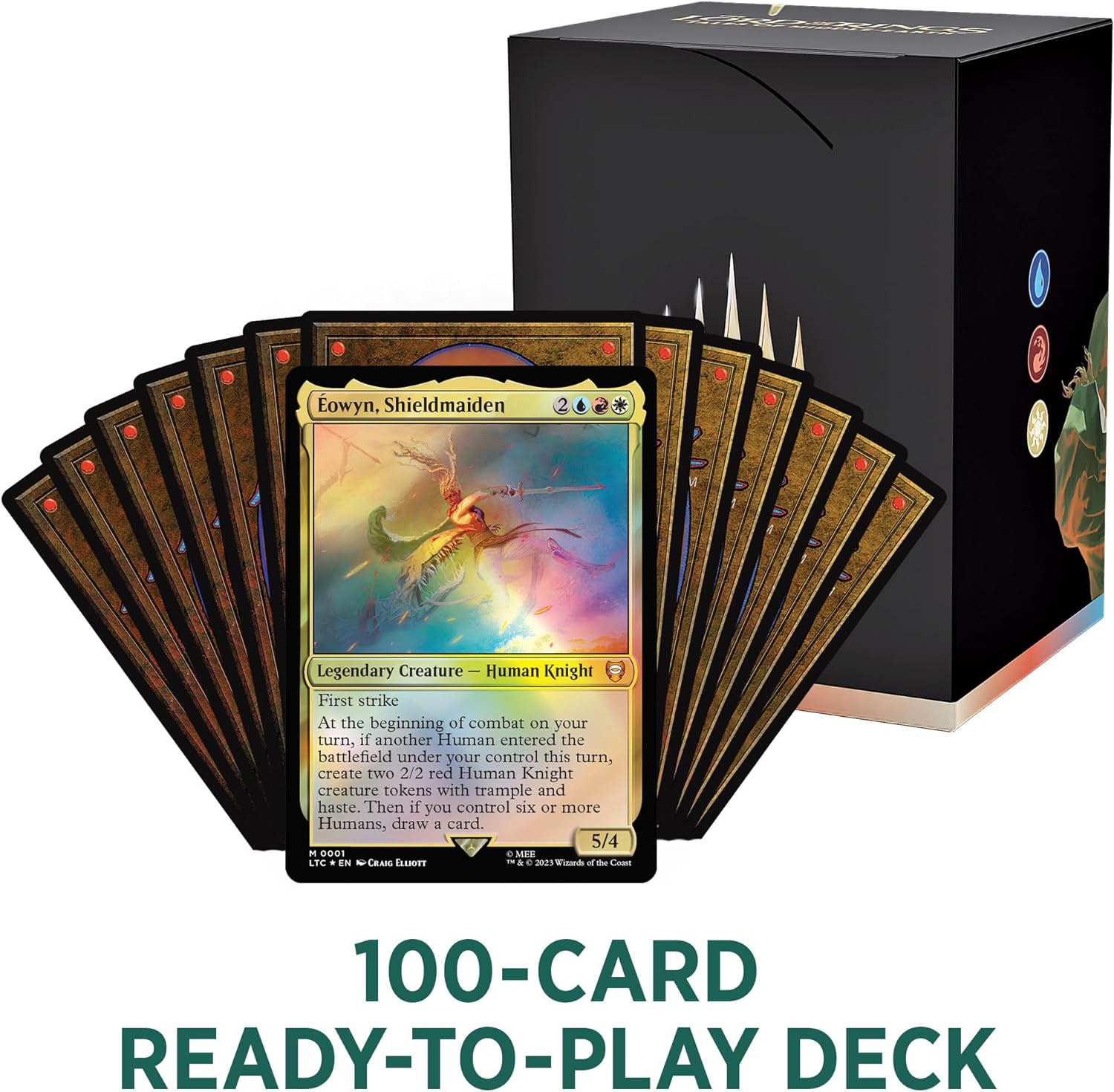 Magic The Gathering: The Lord of The Rings: Tales of Middle-earth Commander Deck Magic The Gathering: The Lord of The Rings: Tales of Middle-earth Commander Deck
