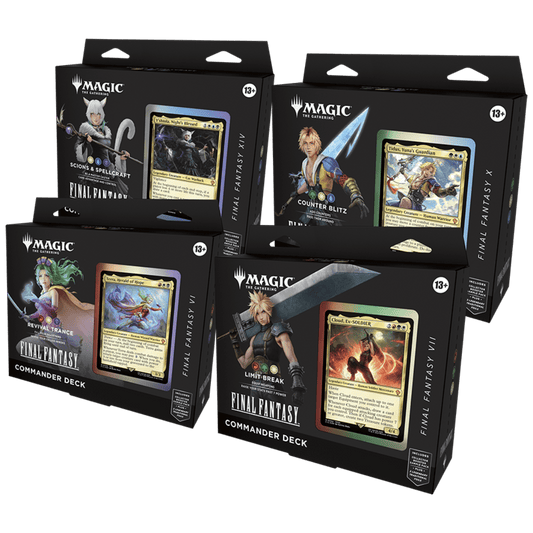 Final Fantasy - Commander Decks - Magic The Gathering - Crusty Games