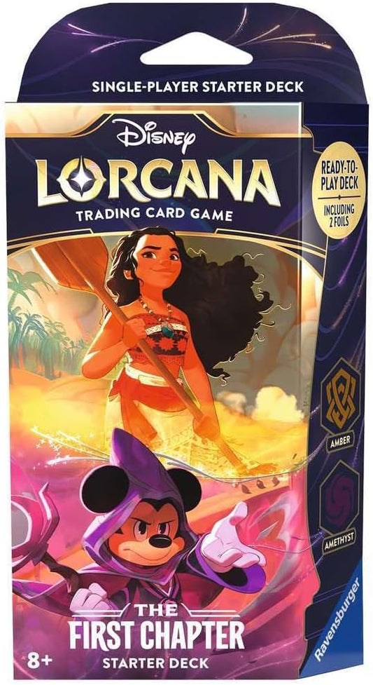 Disney Lorcana- The First Chapter - Amber and Amethyst Starter Deck