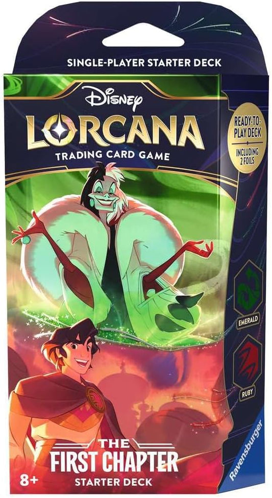 Disney Lorcana- The First Chapter - Emerald and Ruby Starter Deck
