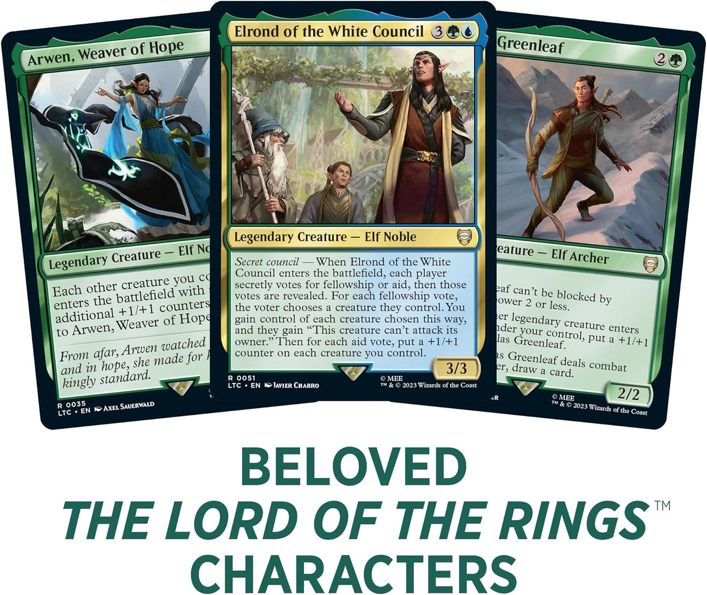 The Lord of the Rings :Tales of Middle-Earth Commander Deck - Elven Council - Galadriel, Elven-Queen