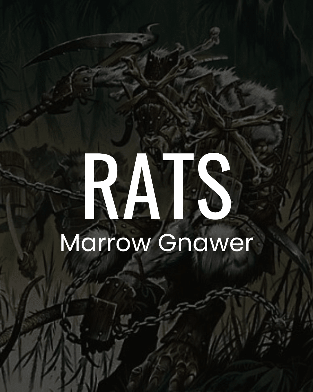 Rats - Marrow - Gnawer - Commander Deck - Classic Art - Crusty Games
