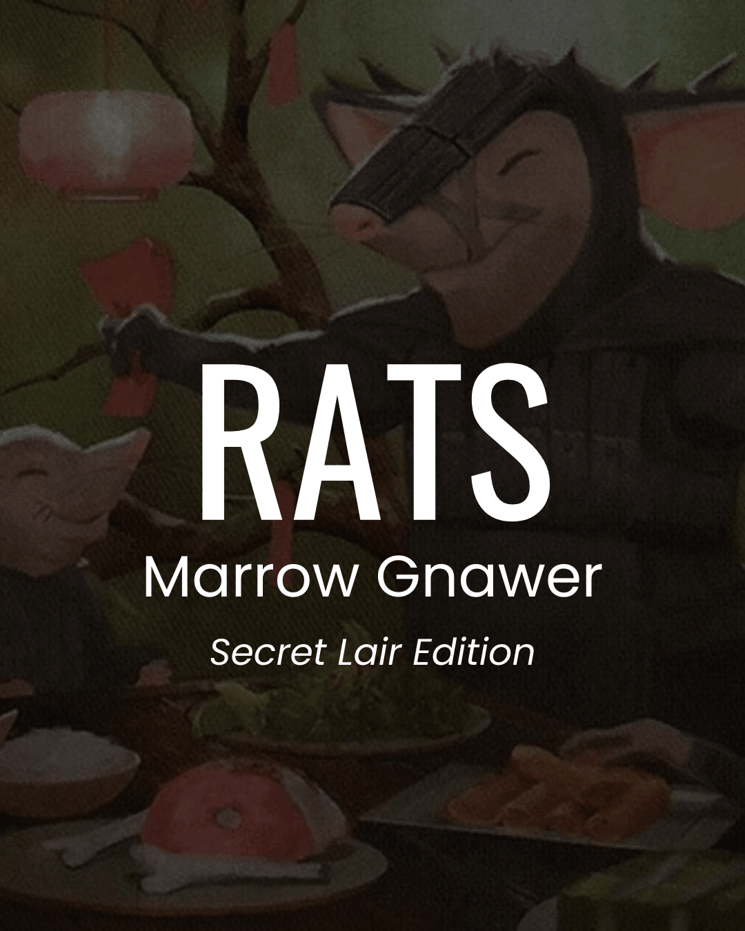 Rats - Marrow - Gnawer - Commander Deck - SLD Secret Lair Drop Art - Crusty Games