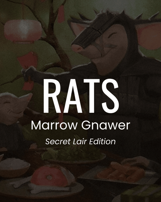 Rats - Marrow - Gnawer - Commander Deck - SLD Secret Lair Drop Art - Crusty Games
