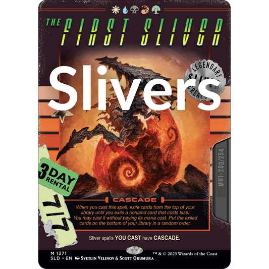 Slivers - The First Sliver - Secret Lair Drop VHS - Commander Deck - Crusty Games