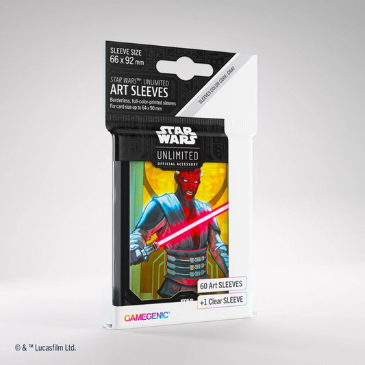 Star Wars Unlimited - Art Sleeves - Darth Maul - Crusty Games