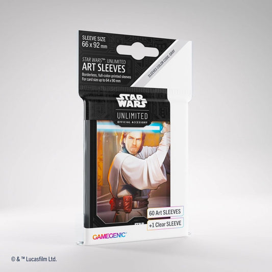 Star Wars Unlimited - Art Sleeves - Obi - Wan Kenobi - Crusty Games