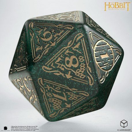 The Hobbit Jumbo D20 Spindown - Q-Workshop - Crusty Games