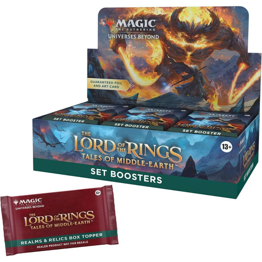 The Lord of The Rings: Tales of Middle - Earth Set Booster Box - 30 Packs - Crusty Games