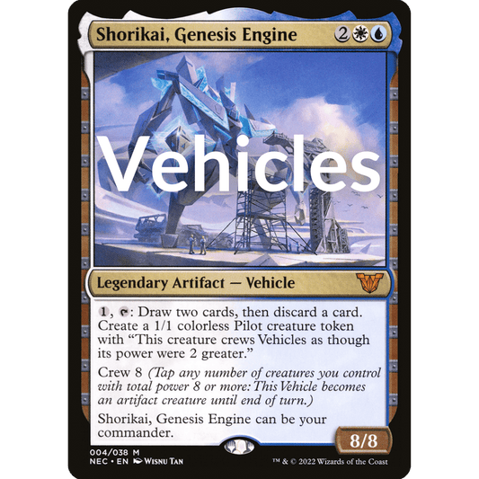 Vehicles - Shorikai, Genesis Engine - Commander Deck - Crusty Games