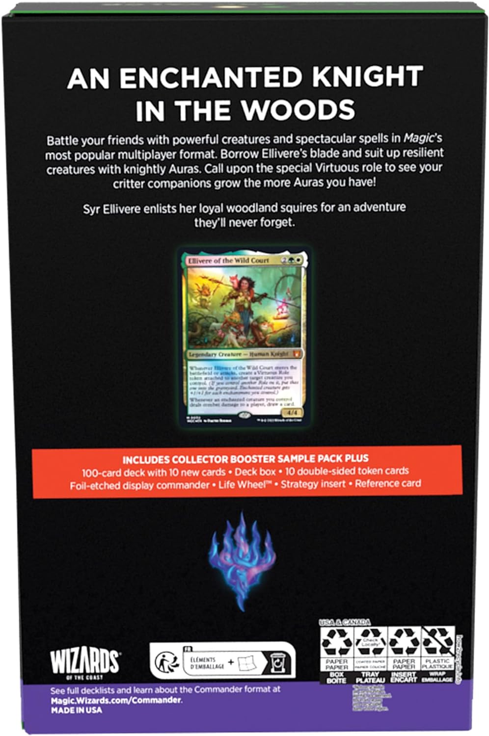 Wilds of Eldraine Commander Deck - Virtue and Valor Crusty Games Wilds of Eldraine Commander Deck - Virtue and Valor Crusty Games