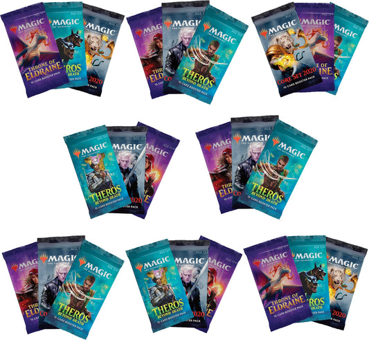 8 Person Standard Draft - 24 Booster Box Repack - ELD, M20, THB with Free Box - Crusty Games